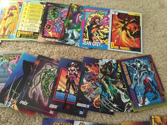 HUGE Lot Of Collectible Super Hero Marvel DC Comics Trading Cards [Photo 18]