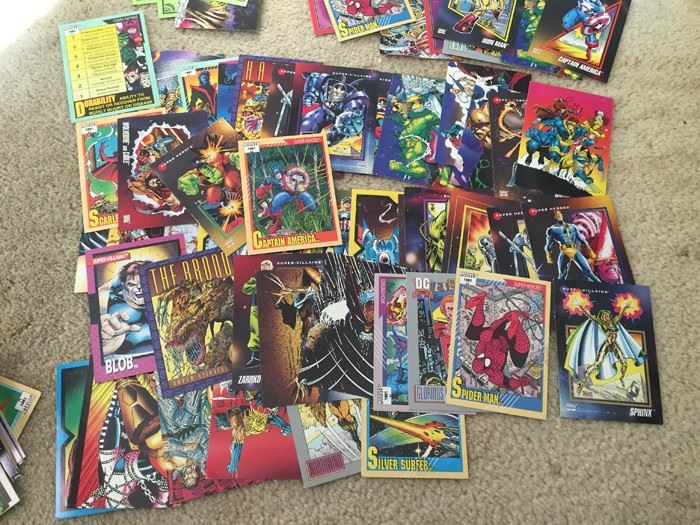 HUGE Lot Of Collectible Super Hero Marvel DC Comics Trading Cards [Photo 38]