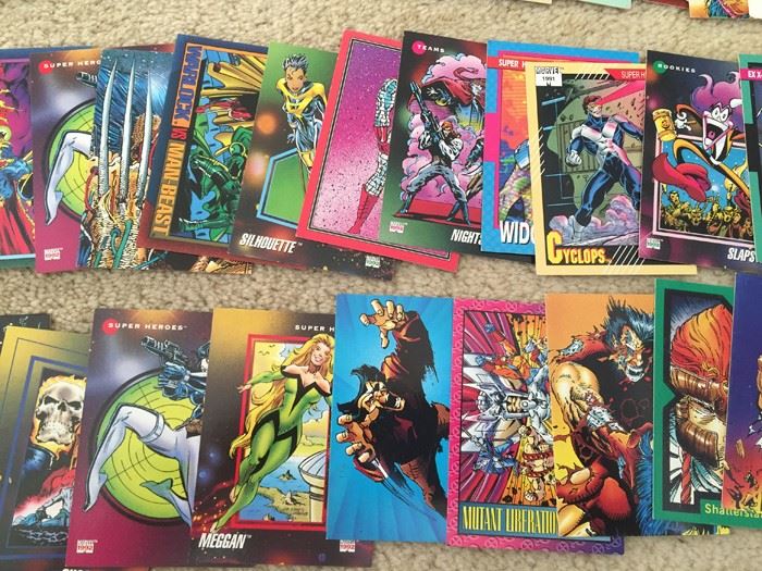 HUGE Lot Of Collectible Super Hero Marvel DC Comics Trading Cards [Photo 22]