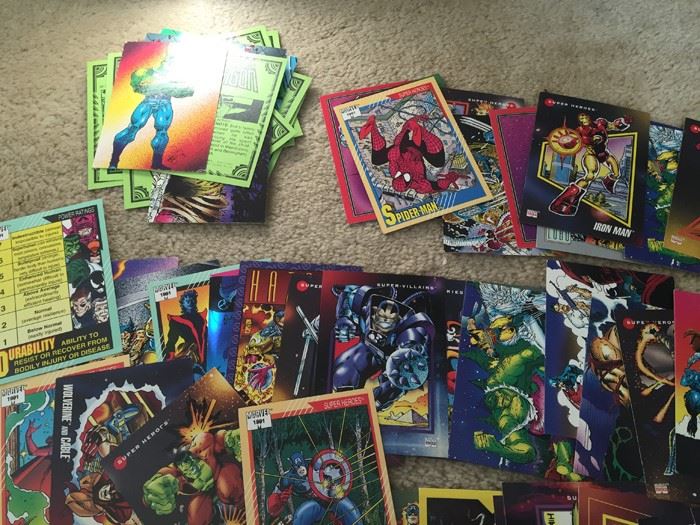 HUGE Lot Of Collectible Super Hero Marvel DC Comics Trading Cards [Photo 39]