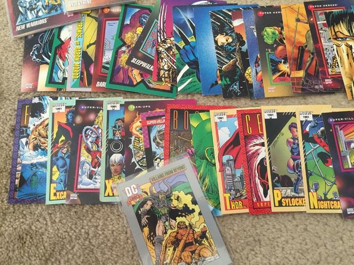 HUGE Lot Of Collectible Super Hero Marvel DC Comics Trading Cards [Photo 28]