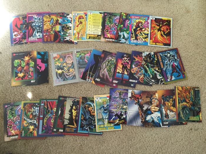 HUGE Lot Of Collectible Super Hero Marvel DC Comics Trading Cards [Photo 3]