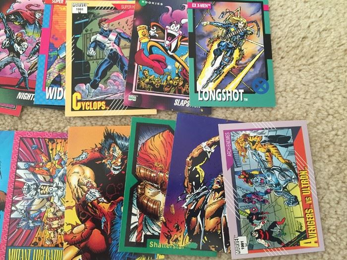 HUGE Lot Of Collectible Super Hero Marvel DC Comics Trading Cards [Photo 23]