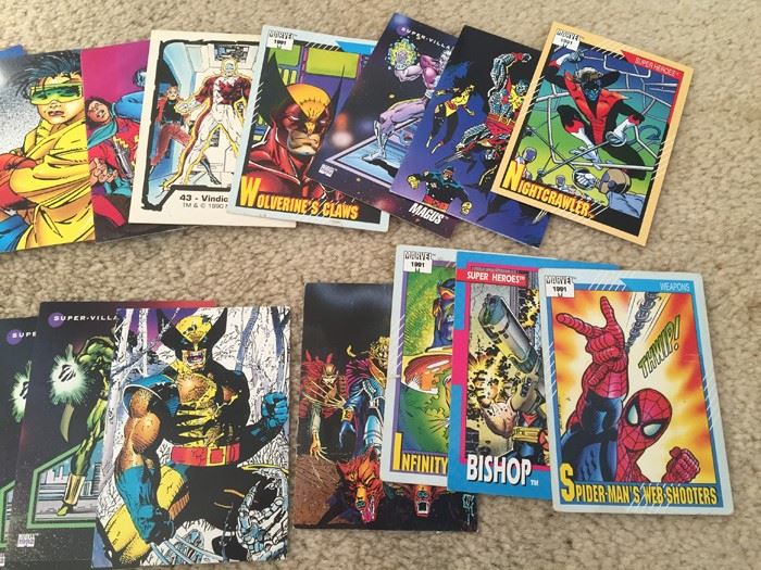 HUGE Lot Of Collectible Super Hero Marvel DC Comics Trading Cards [Photo 13]