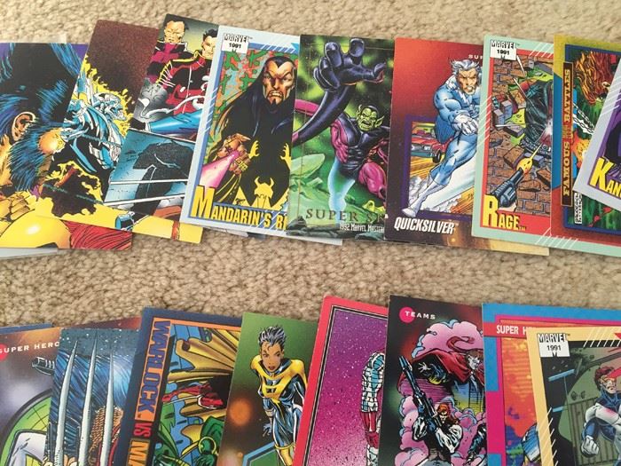 HUGE Lot Of Collectible Super Hero Marvel DC Comics Trading Cards [Photo 25]