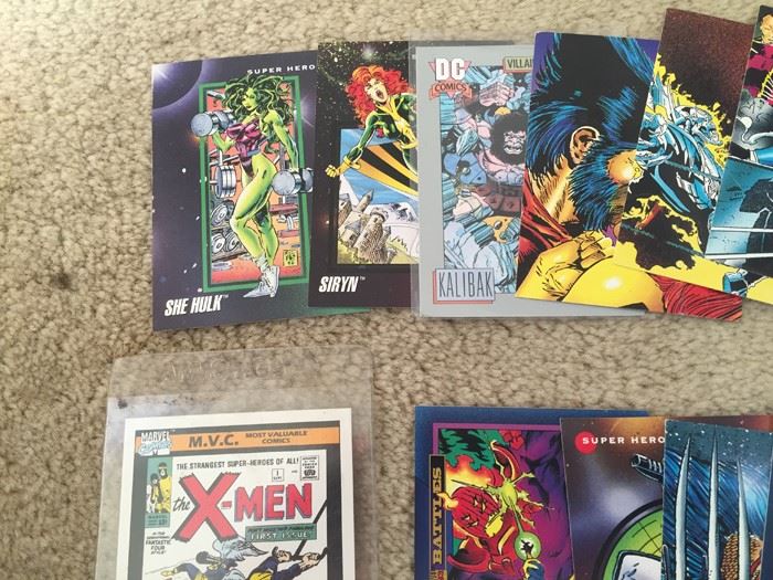 HUGE Lot Of Collectible Super Hero Marvel DC Comics Trading Cards [Photo 26]