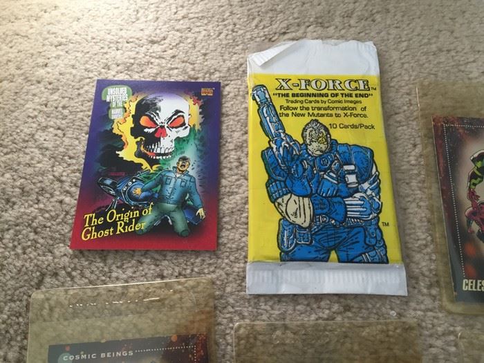 HUGE Lot Of Collectible Super Hero Marvel DC Comics Trading Cards [Photo 35]