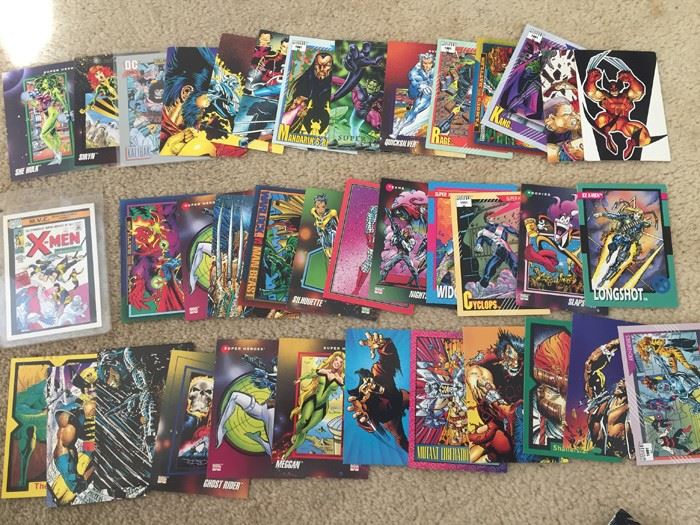 HUGE Lot Of Collectible Super Hero Marvel DC Comics Trading Cards [Photo 20]