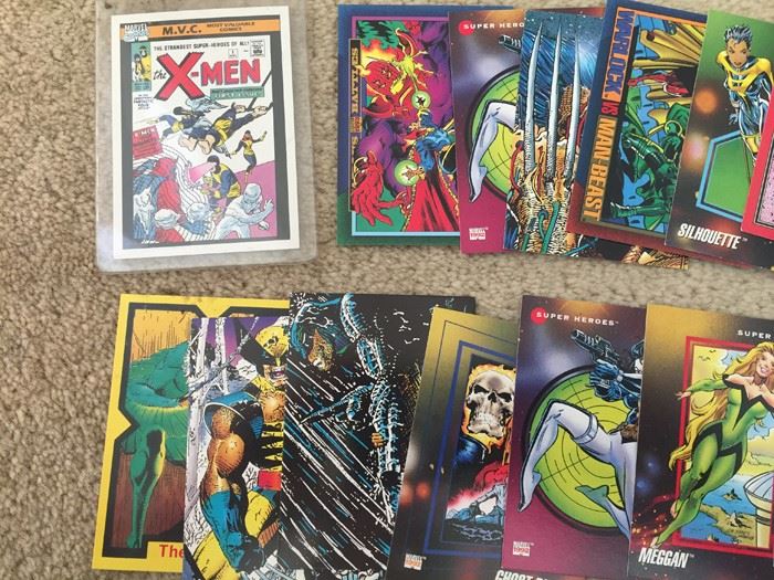 HUGE Lot Of Collectible Super Hero Marvel DC Comics Trading Cards [Photo 21]