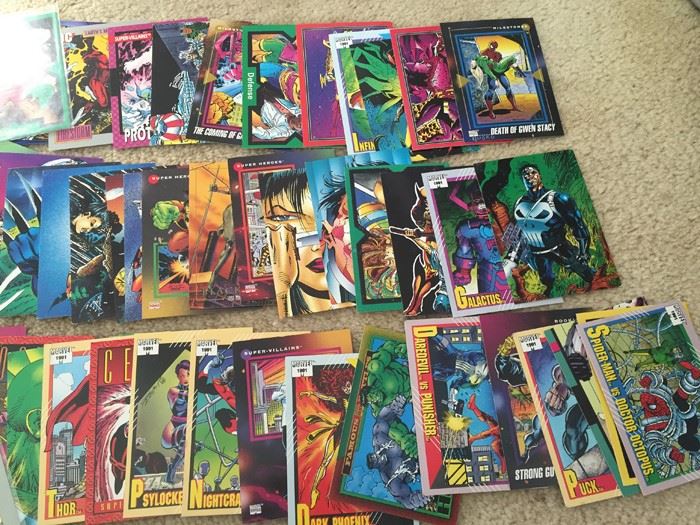 HUGE Lot Of Collectible Super Hero Marvel DC Comics Trading Cards [Photo 29]