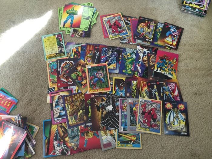 HUGE Lot Of Collectible Super Hero Marvel DC Comics Trading Cards [Photo 37]