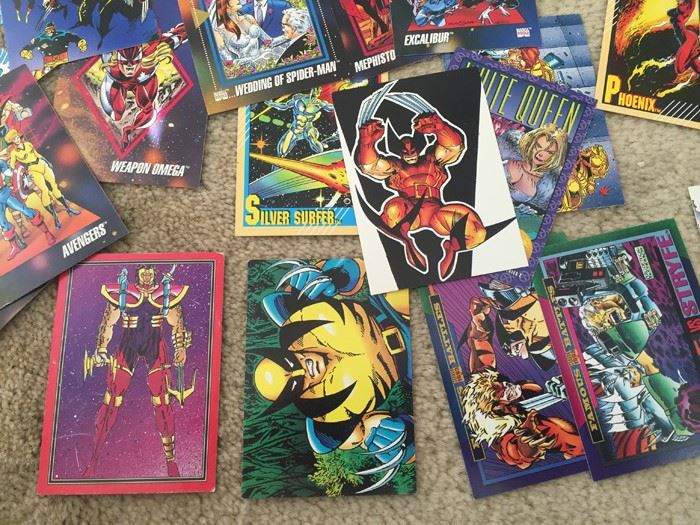 HUGE Lot Of Collectible Super Hero Marvel DC Comics Trading Cards [Photo 6]