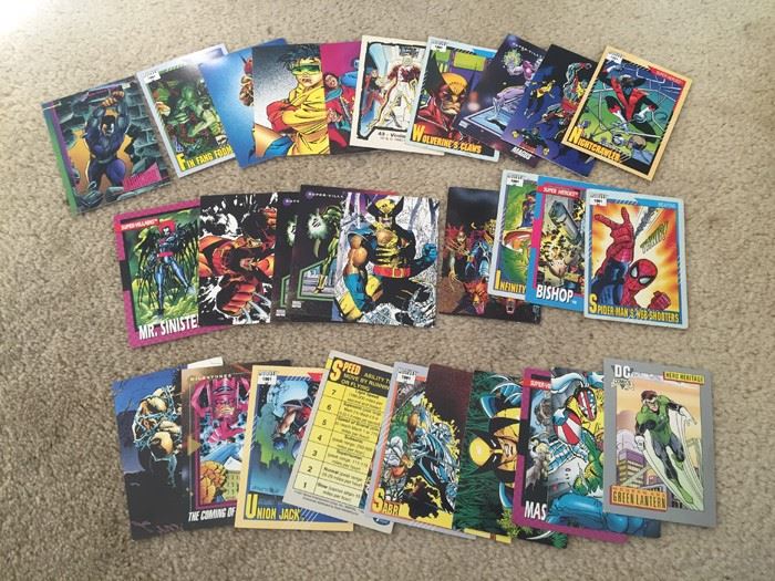 HUGE Lot Of Collectible Super Hero Marvel DC Comics Trading Cards [Photo 11]