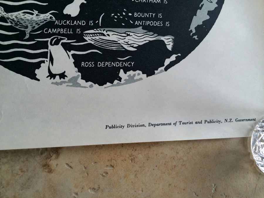 Original Vintage New Zealand Travel Poster [Photo 3]