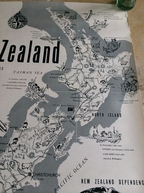 Original Vintage New Zealand Travel Poster [Photo 7]