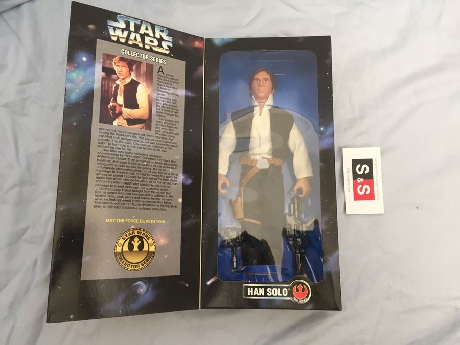STAR WARS Collector Series HAN SOLO 12' Figure Kenner [Photo 2]