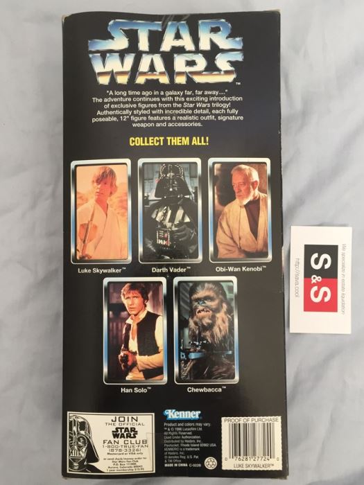 STAR WARS Collector Series LUKE SKYWALKER 12' Figure Kenner [Photo 9]