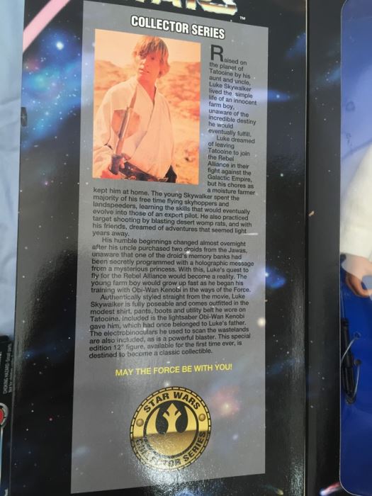 STAR WARS Collector Series LUKE SKYWALKER 12' Figure Kenner [Photo 5]