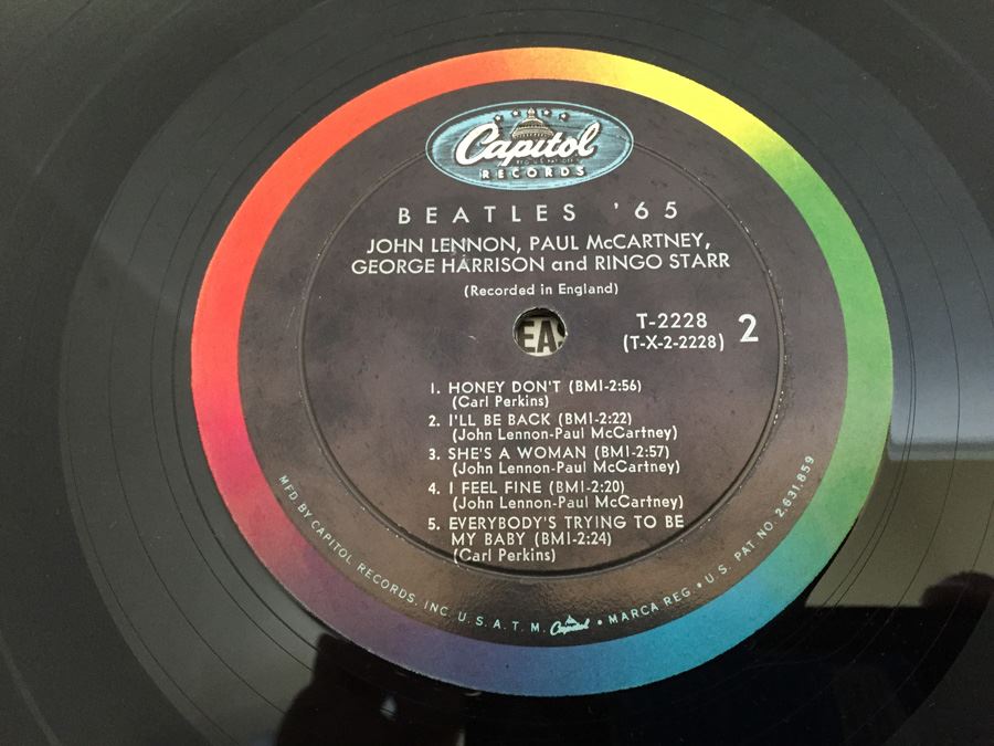 Great Copy Of Beatles '65 Vinyl Record T-2228 MONO [Photo 10]