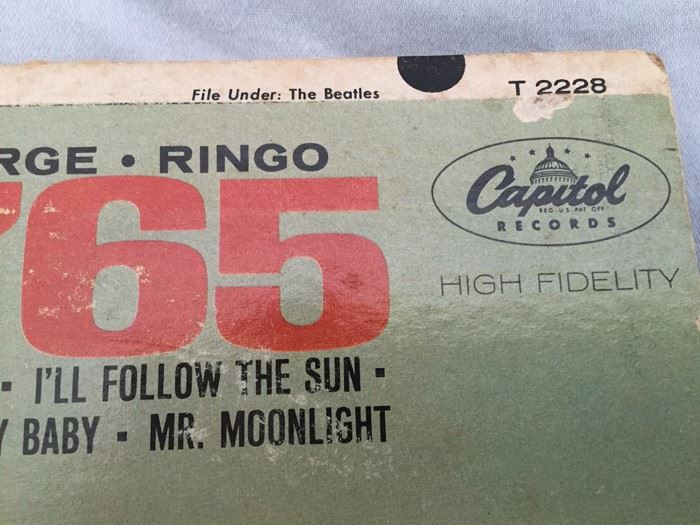 Great Copy Of Beatles '65 Vinyl Record T-2228 MONO [Photo 5]