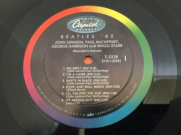 Great Copy Of Beatles '65 Vinyl Record T-2228 MONO [Photo 7]