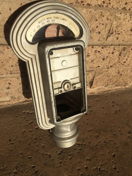 Vintage Metal Coin-Op Parking Meter [Photo 9]