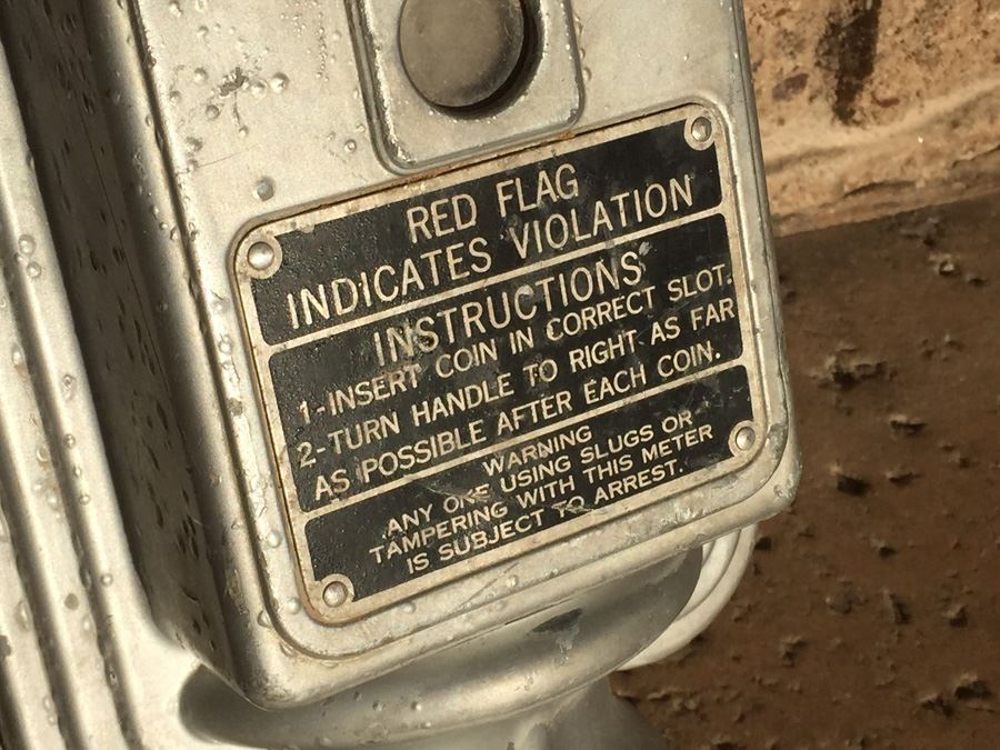 Vintage Metal Coin-Op Parking Meter [Photo 6]