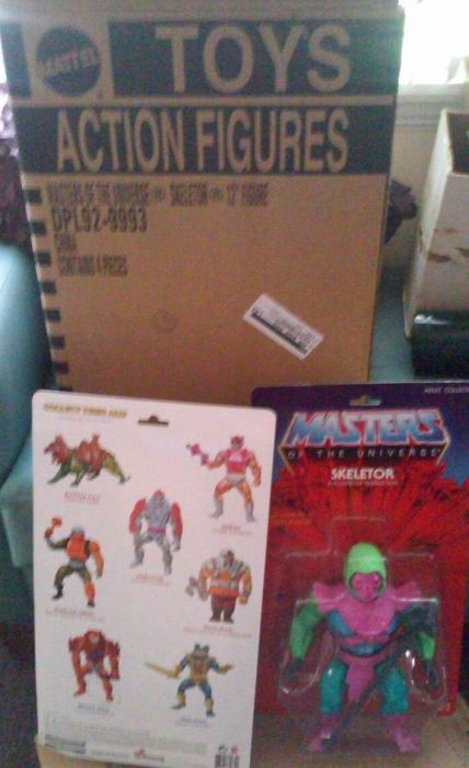 Mattel Masters Of The Universe 4 Test Shot Skeletor Figures [Photo 3]
