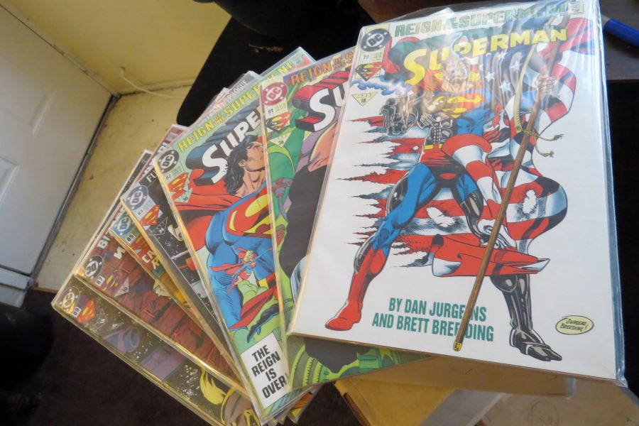 Short Box of Comics - Superman Comics