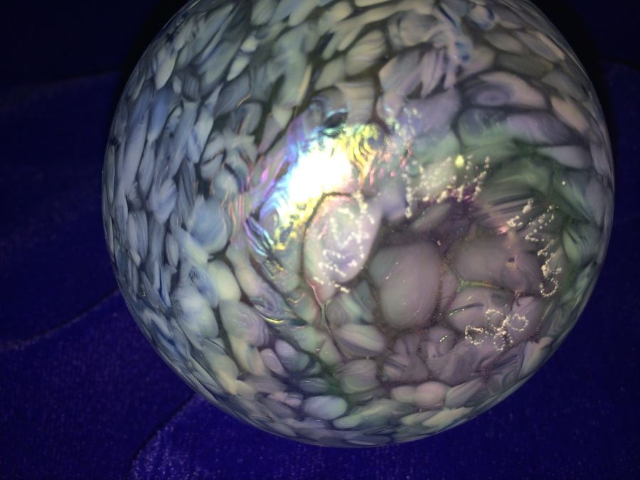 (3) Candleholders, Plate, and Decorative Glass Lot [Photo 9]