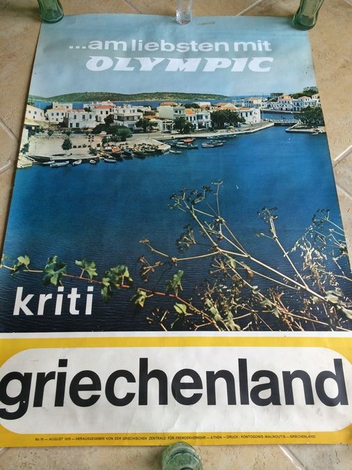 Original Vintage Griechenland Travel Poster [Photo 2]