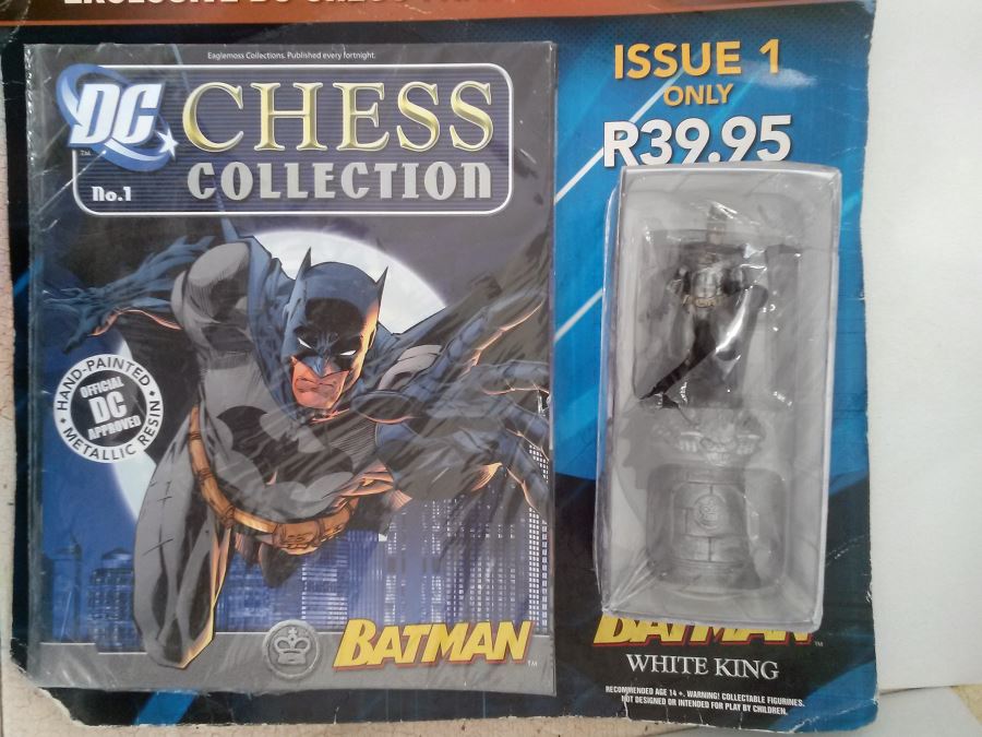 Batman White King Chess Figure