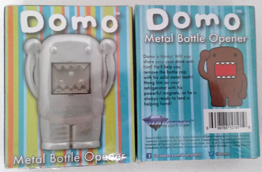 Domo Kun Metal Bottle Opener (2x) [Photo 1]