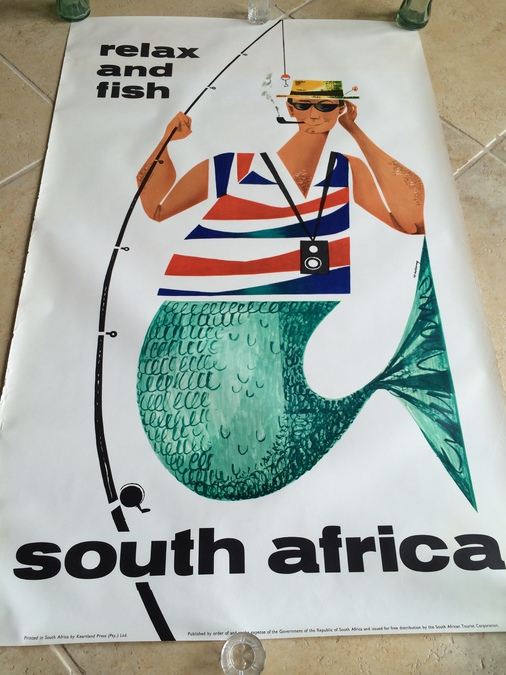 Original Vintage South Africa Travel Poster [Photo 2]