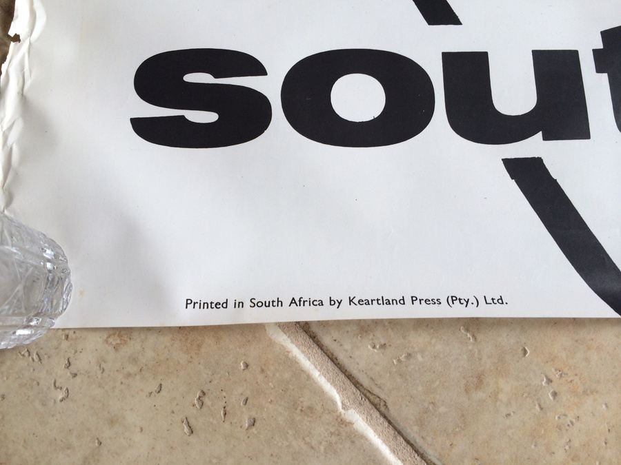 Original Vintage South Africa Travel Poster [Photo 3]