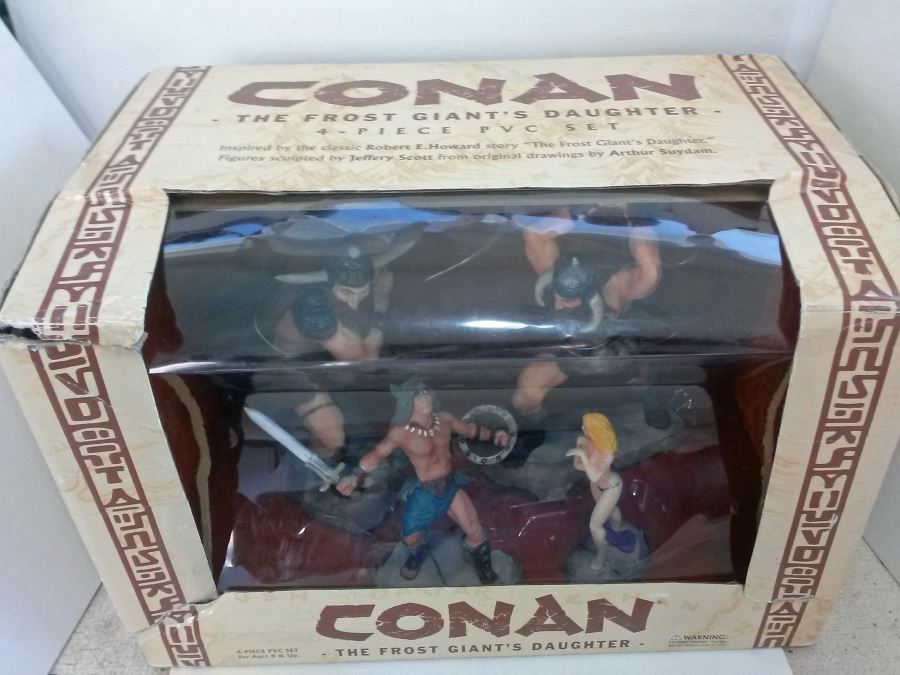 Conan the Frost Giants Daughter  4-Piece PVC Set [Photo 1]