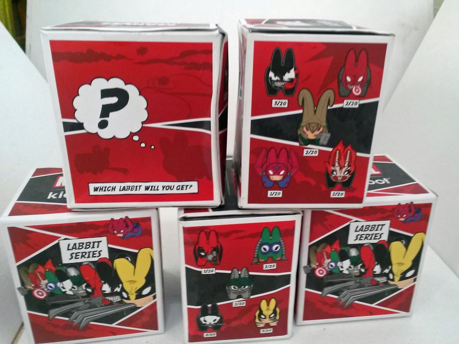 Marvel Labbit Vinyl Figures x 5 [Photo 1]