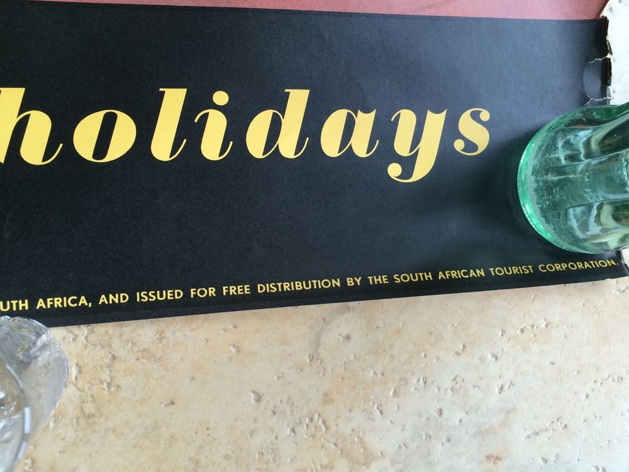 Original Vintage South Africa Travel Poster [Photo 7]