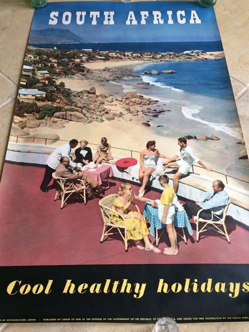 Original Vintage South Africa Travel Poster [Photo 2]