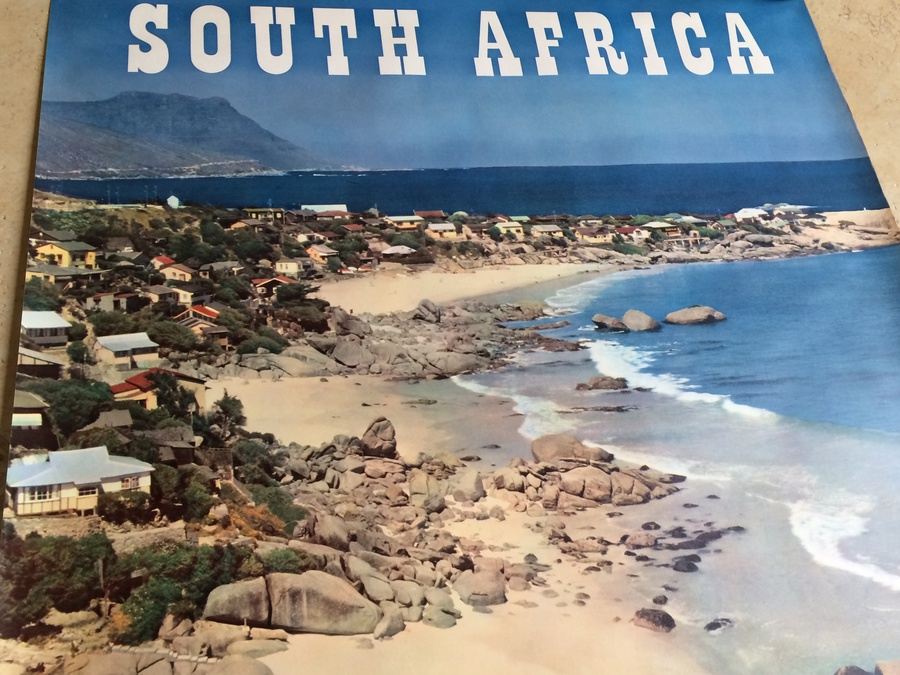 Original Vintage South Africa Travel Poster [Photo 4]