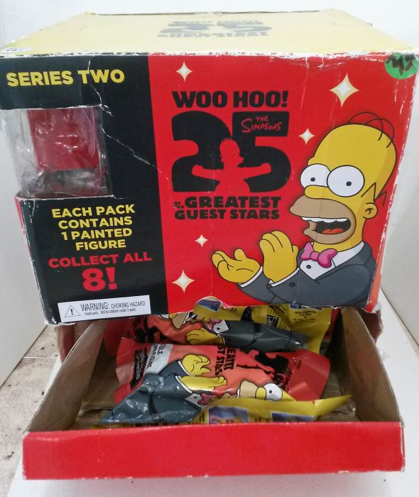 Simpsons The Greatest Stars Painted Figures (20 ct.) With Merchant Display Box [Photo 1]