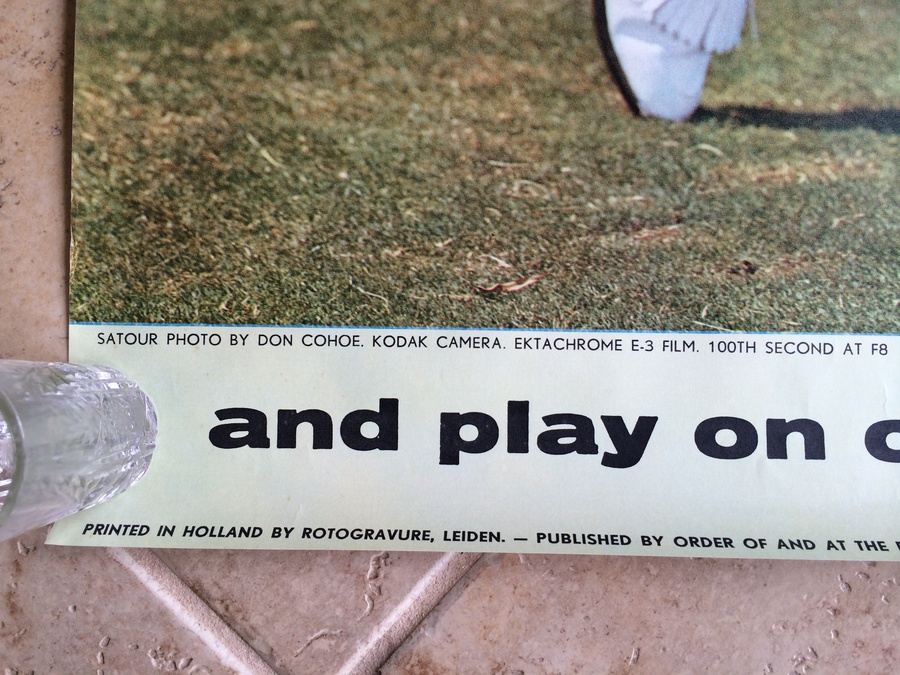 Original Vintage South Africa Travel Poster - Golf [Photo 4]