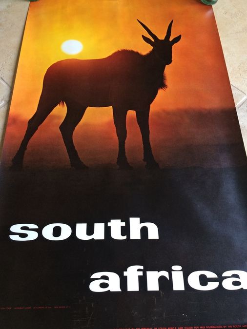 Original Vintage South Africa Travel Poster - South African Wildlife [Photo 2]