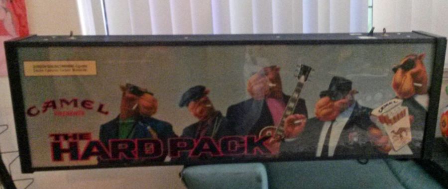 4'0 Long Camel Vintage Cigarettes Lighted Advertisement Sign [Photo 3]