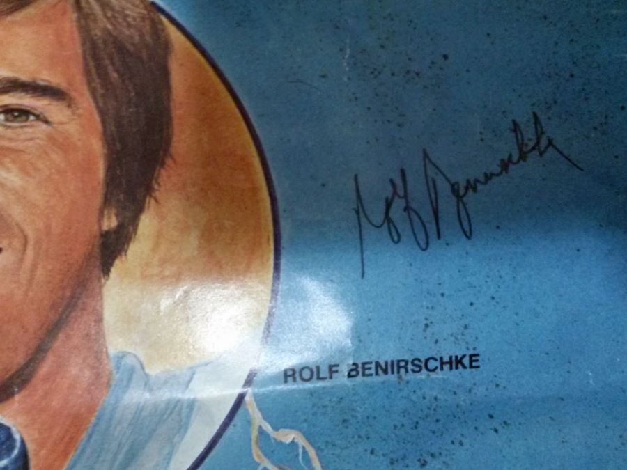 1982 San Diego Chargers Blood Drive IV 5x Hand Signed Autographed Poster [Photo 4]