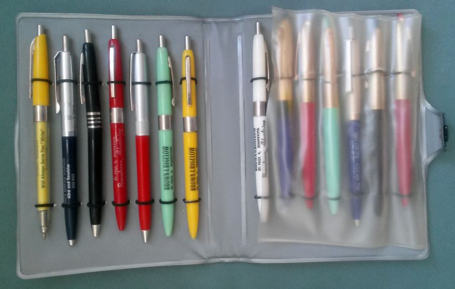 Vintage Brown & Bigelo Salesman Pen Display With 14 Pens [Photo 2]