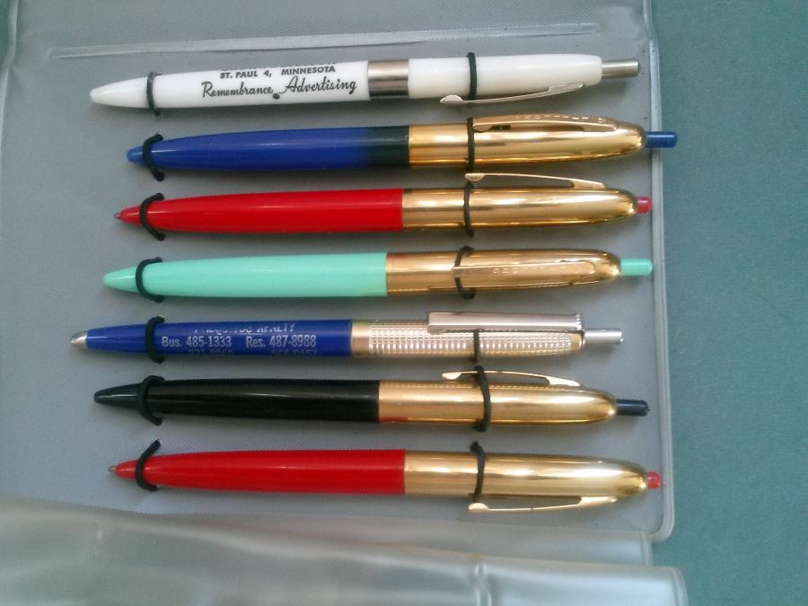 Vintage Brown & Bigelo Salesman Pen Display With 14 Pens [Photo 4]