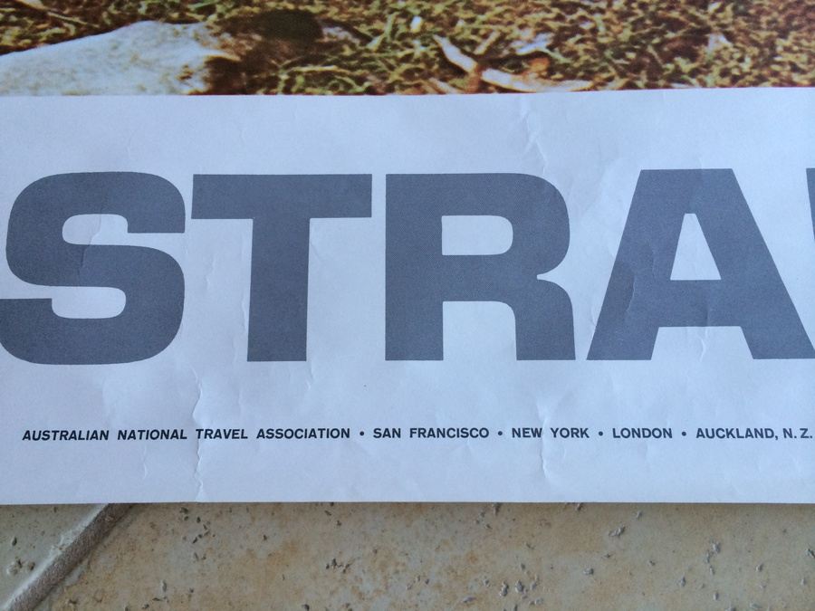 Original Vintage Australian Travel Poster [Photo 4]