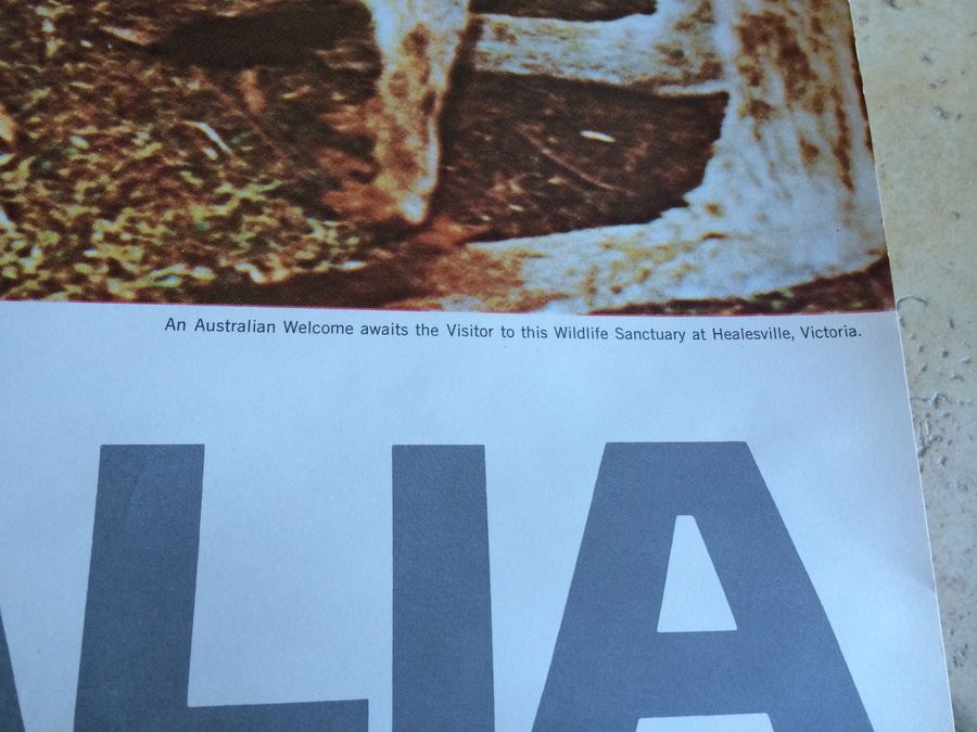 Original Vintage Australian Travel Poster [Photo 3]