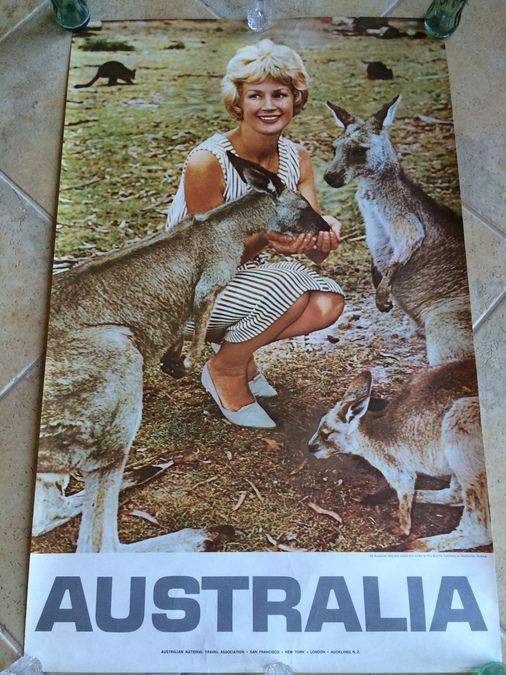 Original Vintage Australian Travel Poster [Photo 1]